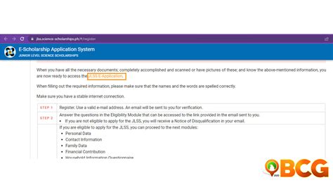 e scholarship application system|E.